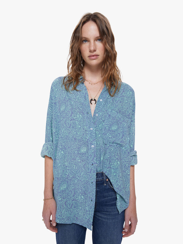 Natalie Martin Jennifer Top - Shangri-La Periwinkle